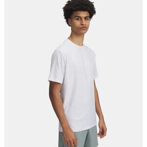 NWT Under Armour Men's UA Vanish Energy Printed Short Sleeve in White sz Large